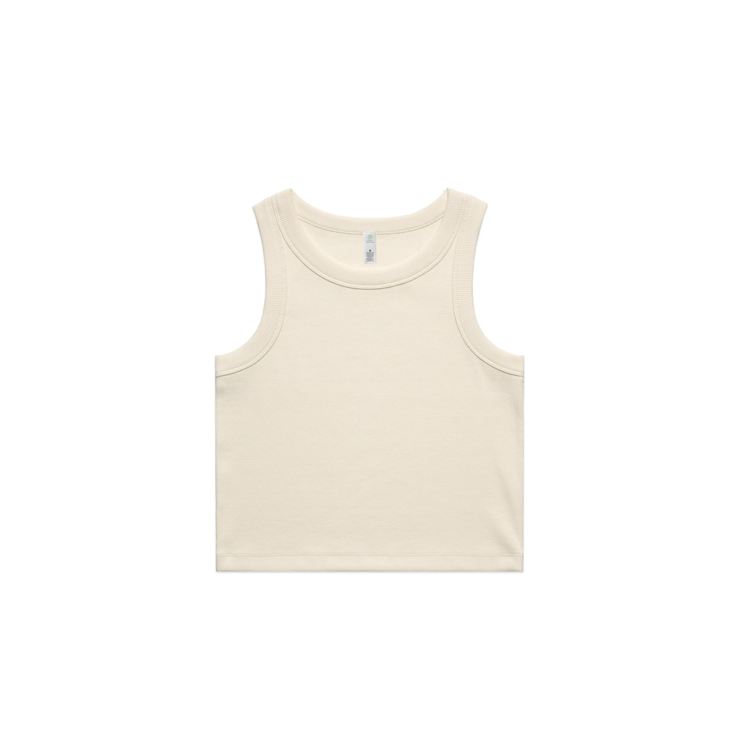 Ascolour Wo's Organic  Rib Crop Tank (4064G)