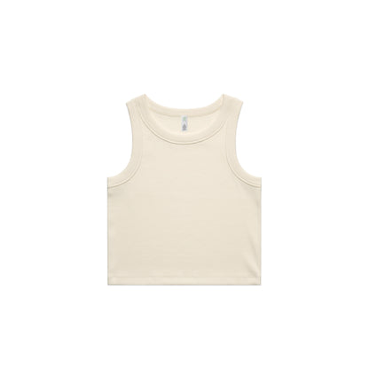 Ascolour Wo's Organic  Rib Crop Tank (4064G) 