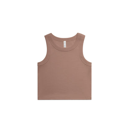 Ascolour Wo's Organic  Rib Crop Tank (4064G)