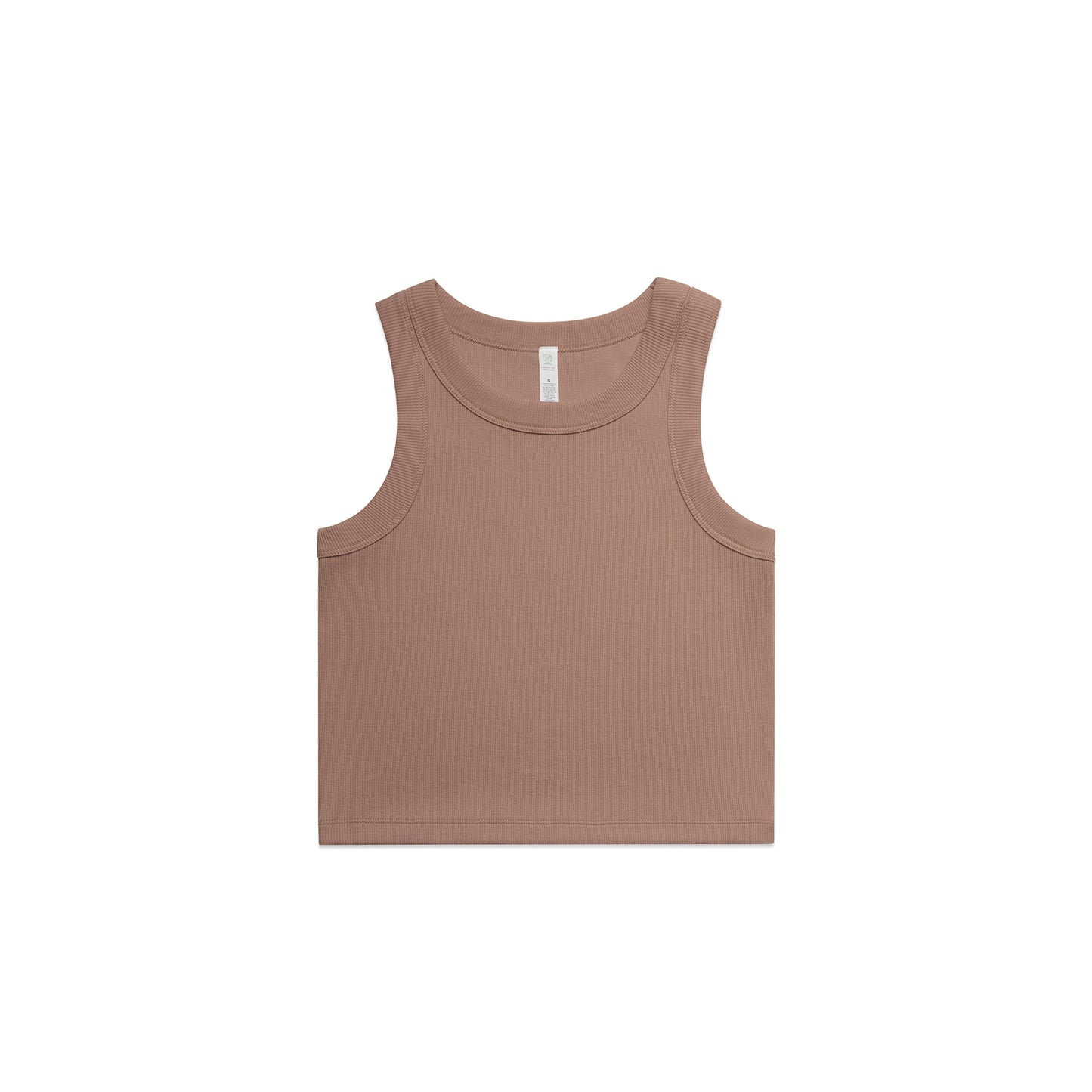 Ascolour Wo's Organic  Rib Crop Tank (4064G) 