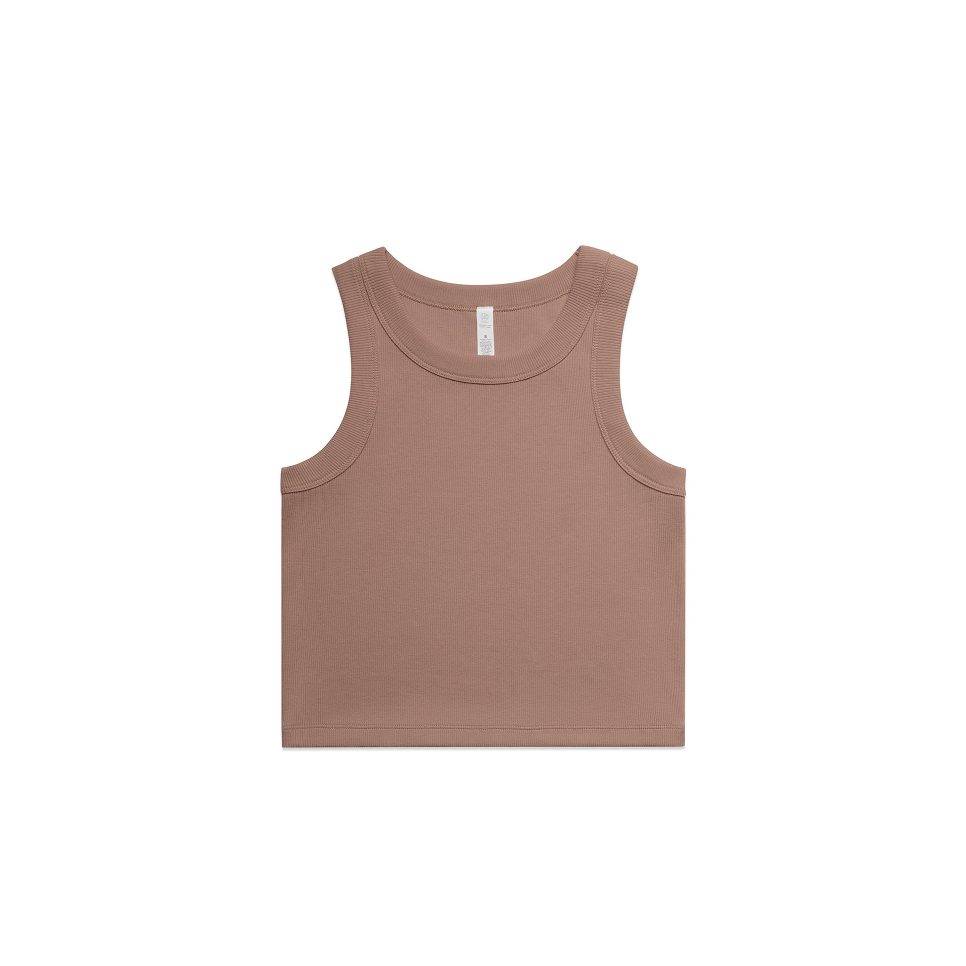 Ascolour Wo's Organic  Rib Crop Tank (4064G) 