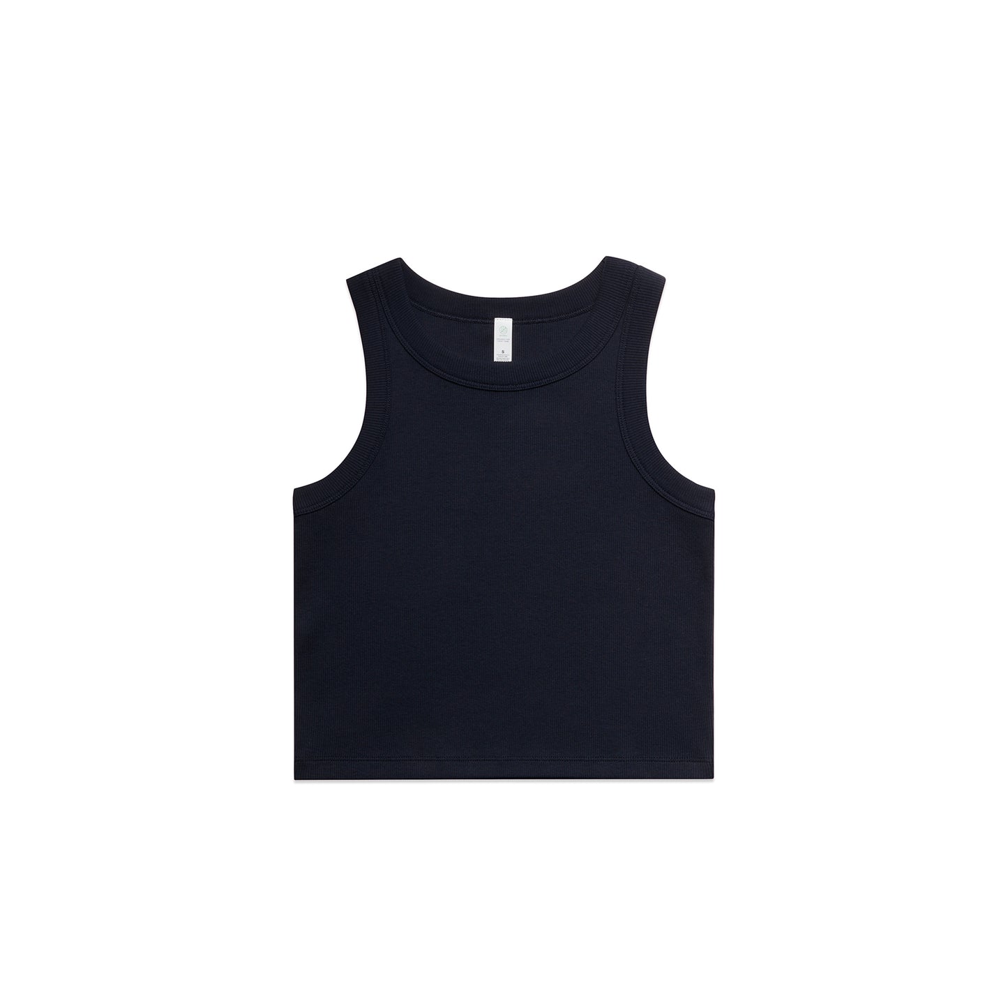 Ascolour Wo's Organic  Rib Crop Tank (4064G) 