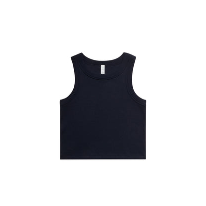 Ascolour Wo's Organic  Rib Crop Tank (4064G)