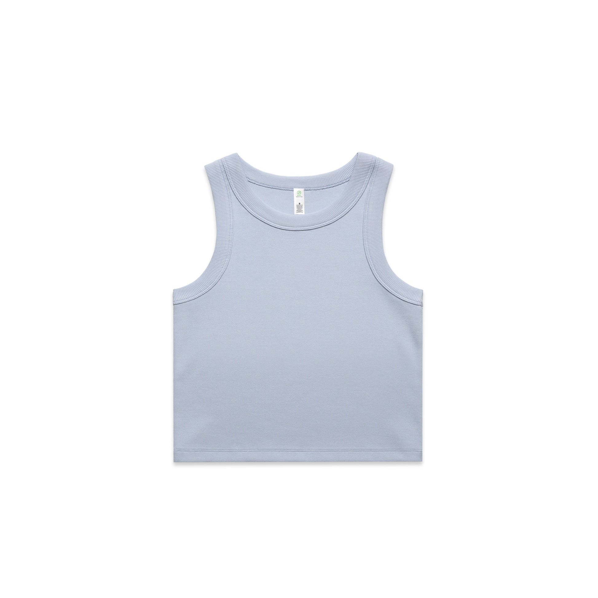 Ascolour Wo's Organic  Rib Crop Tank (4064G) 