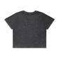 Ascolour Wo's Stone Wash Heavy Crop Tee-(4086)