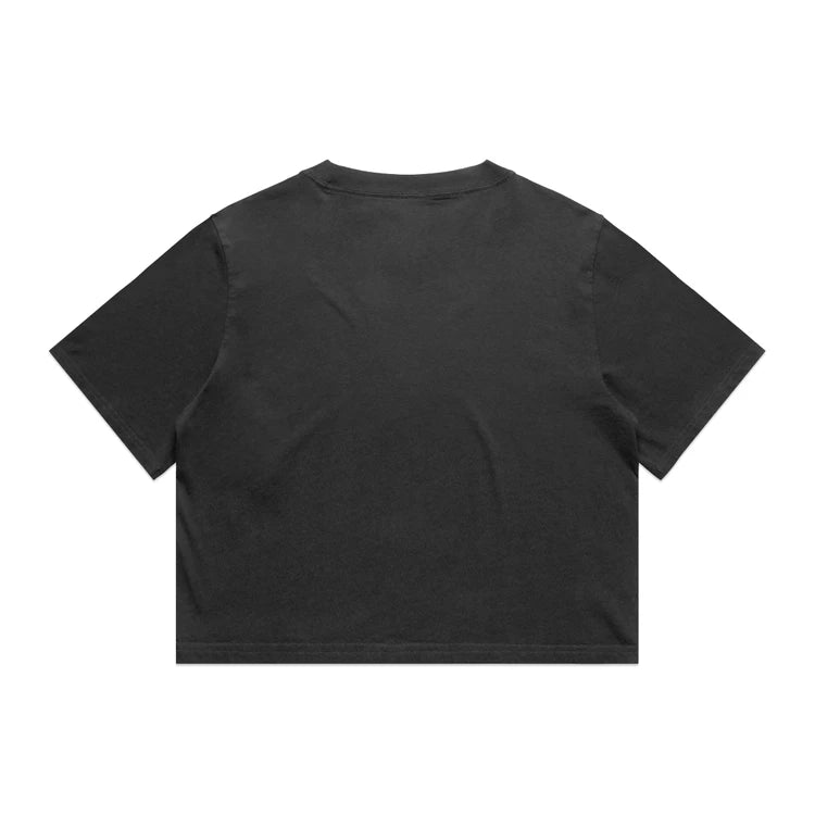 Ascolour Wo's Heavy Faded Crop Tee (4089)