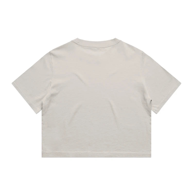 Ascolour Wo's Heavy Faded Crop Tee (4089)