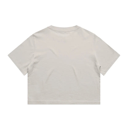 Ascolour Wo's Heavy Faded Crop Tee (4089)