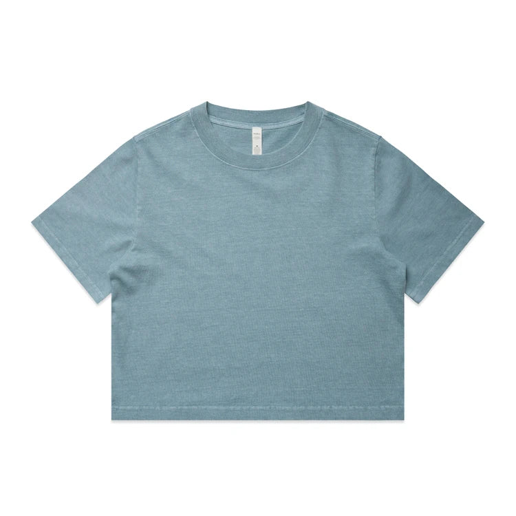 Ascolour Wo's Heavy Faded Crop Tee (4089)