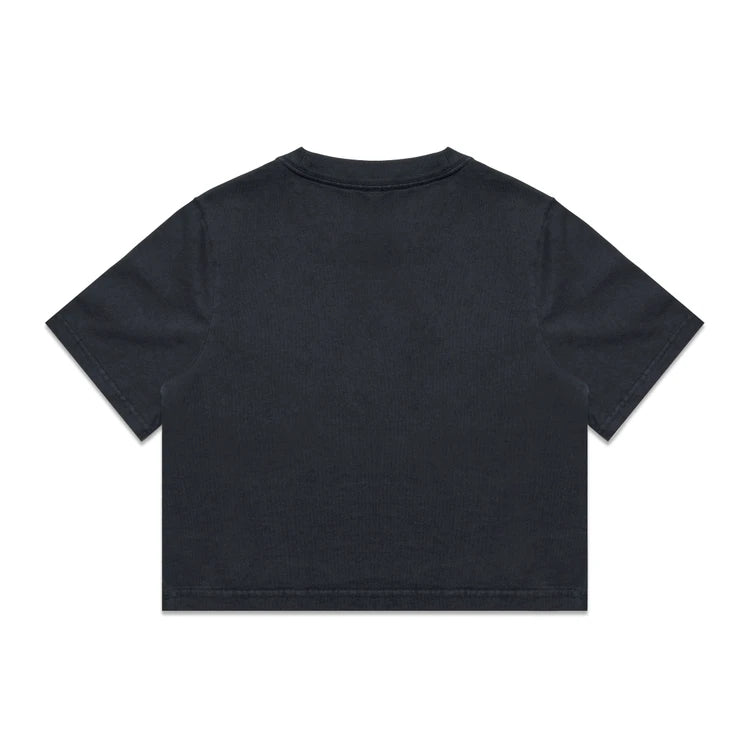 Ascolour Wo's Heavy Faded Crop Tee (4089)