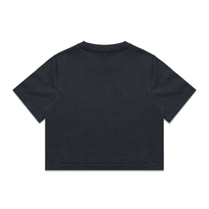 Ascolour Wo's Heavy Faded Crop Tee (4089)