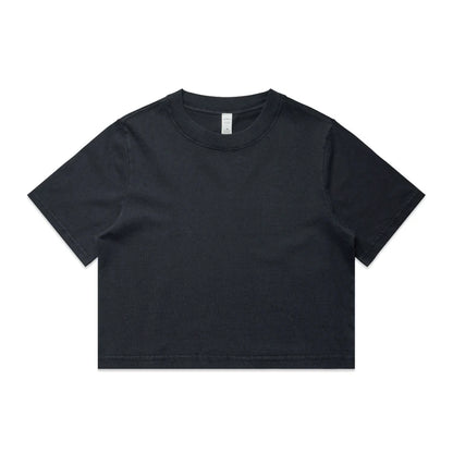 Ascolour Wo's Heavy Faded Crop Tee (4089)
