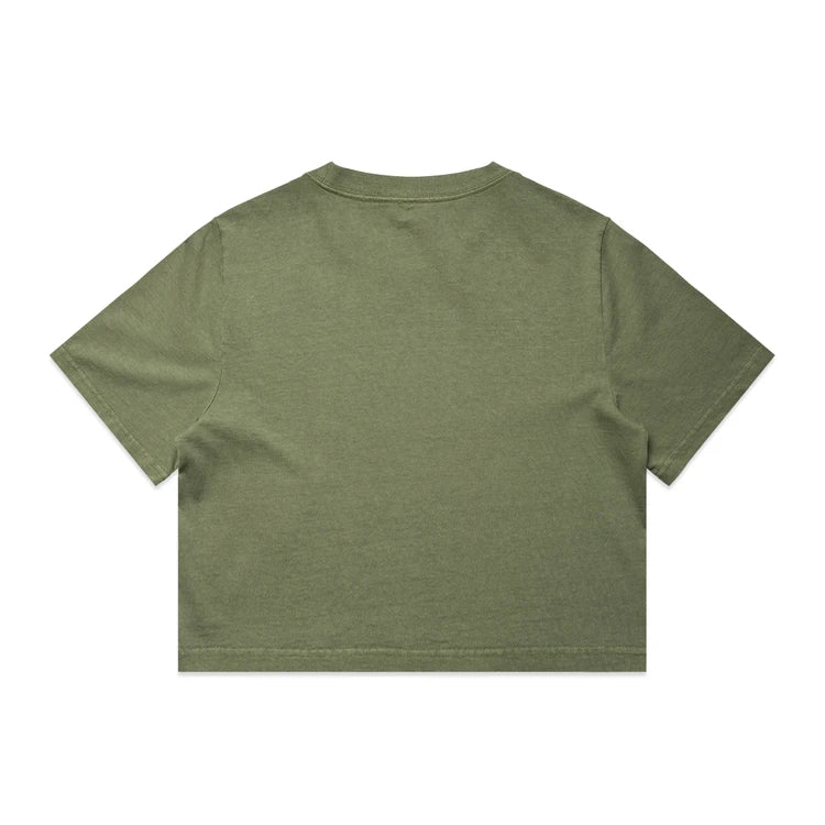 Ascolour Wo's Heavy Faded Crop Tee (4089)