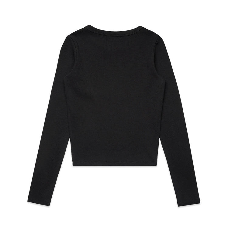 Ascolour Wo's Organic Rib L/S Tee-(4096)
