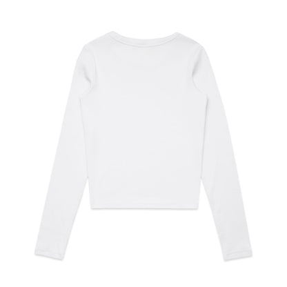 Ascolour Wo's Organic Rib L/S Tee-(4096)
