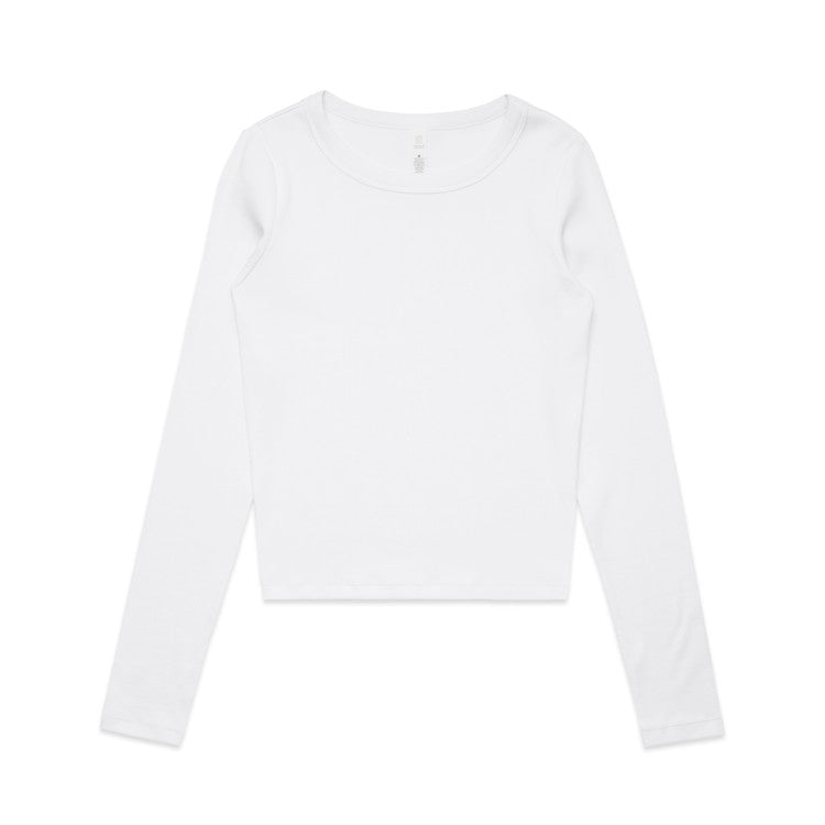Ascolour Wo's Organic Rib L/S Tee-(4096)