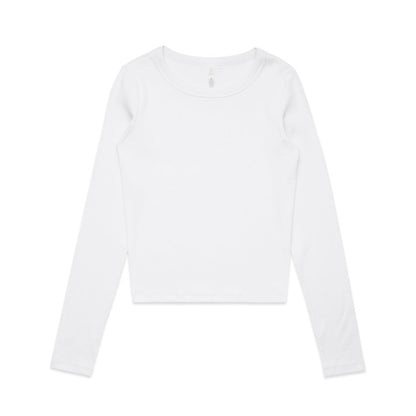 Ascolour Wo's Organic Rib L/S Tee-(4096)