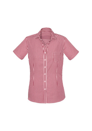Biz Corporate Springfield Ladies Short Sleeve Shirt (43412)-Clearance