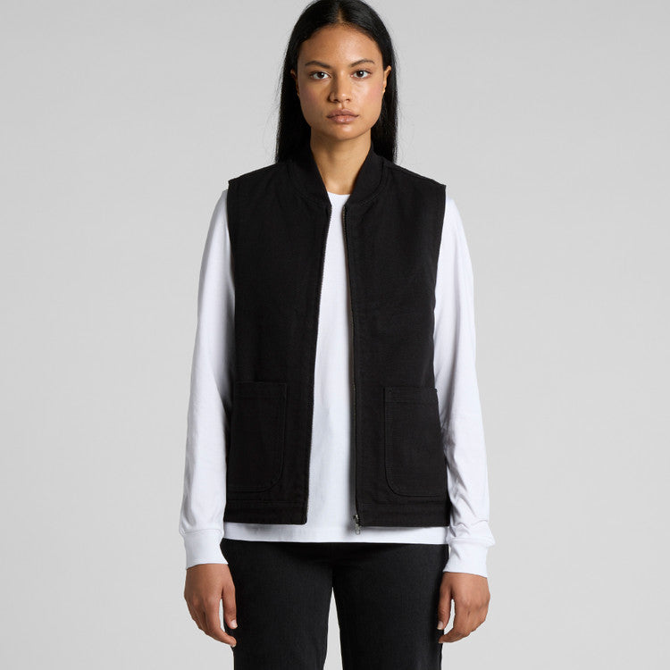 Ascolour Wo's Canvas Heavy Vest-(4528)