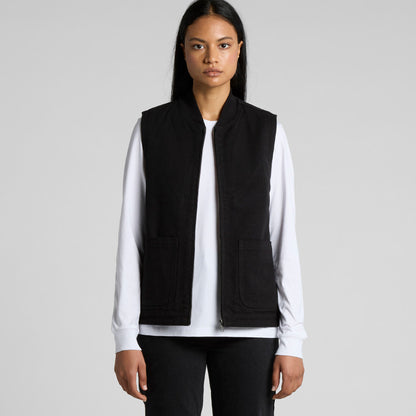 Ascolour Wo's Canvas Heavy Vest-(4528)