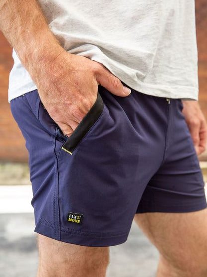 Bisley Flx & move 4-way stretch elastic waist short(BSH1331)