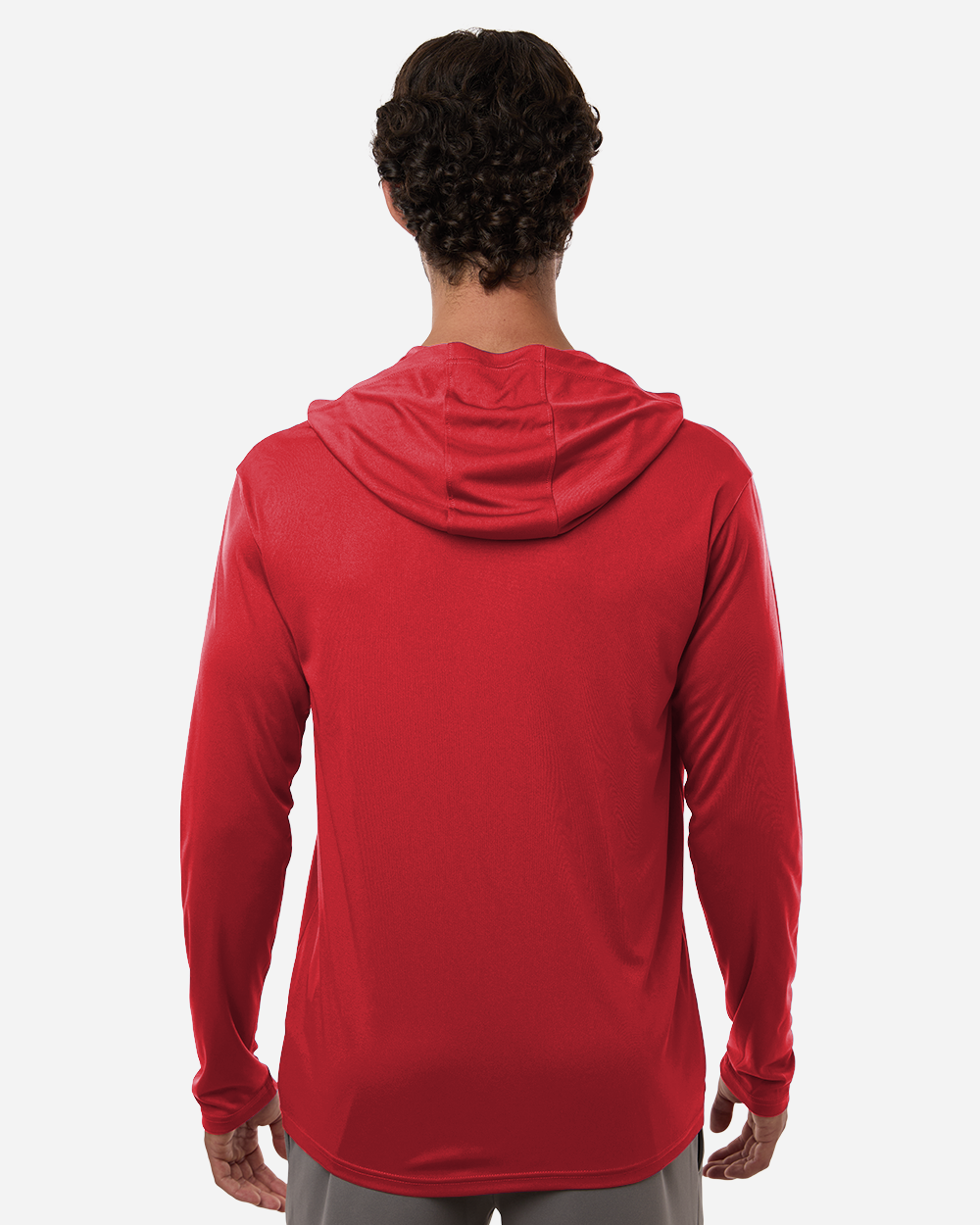 AllPro Men's Long Sleeve Hooded T-Shirt (48510)