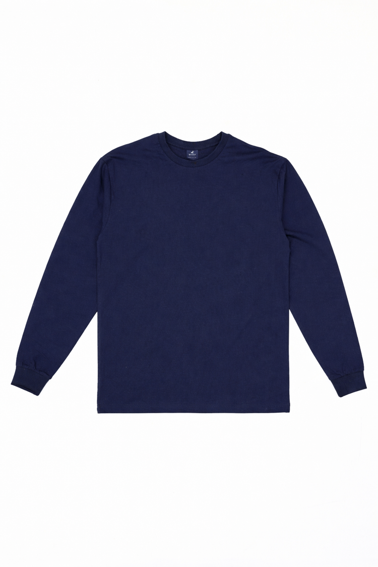 Baxsy Essential Long Sleeve Tee-(005)
