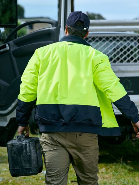 Bisley Two Tone Hi Vis Bomber Jacket (BJ6730)