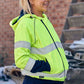 Bisley Womens Taped Hi Vis Fleece Hoodie (BKL6819T)