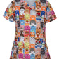 JB's Ladies Scrubs Top Printed (4STP1)