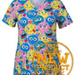 JB's Ladies Scrubs Top Printed (4STP1)
