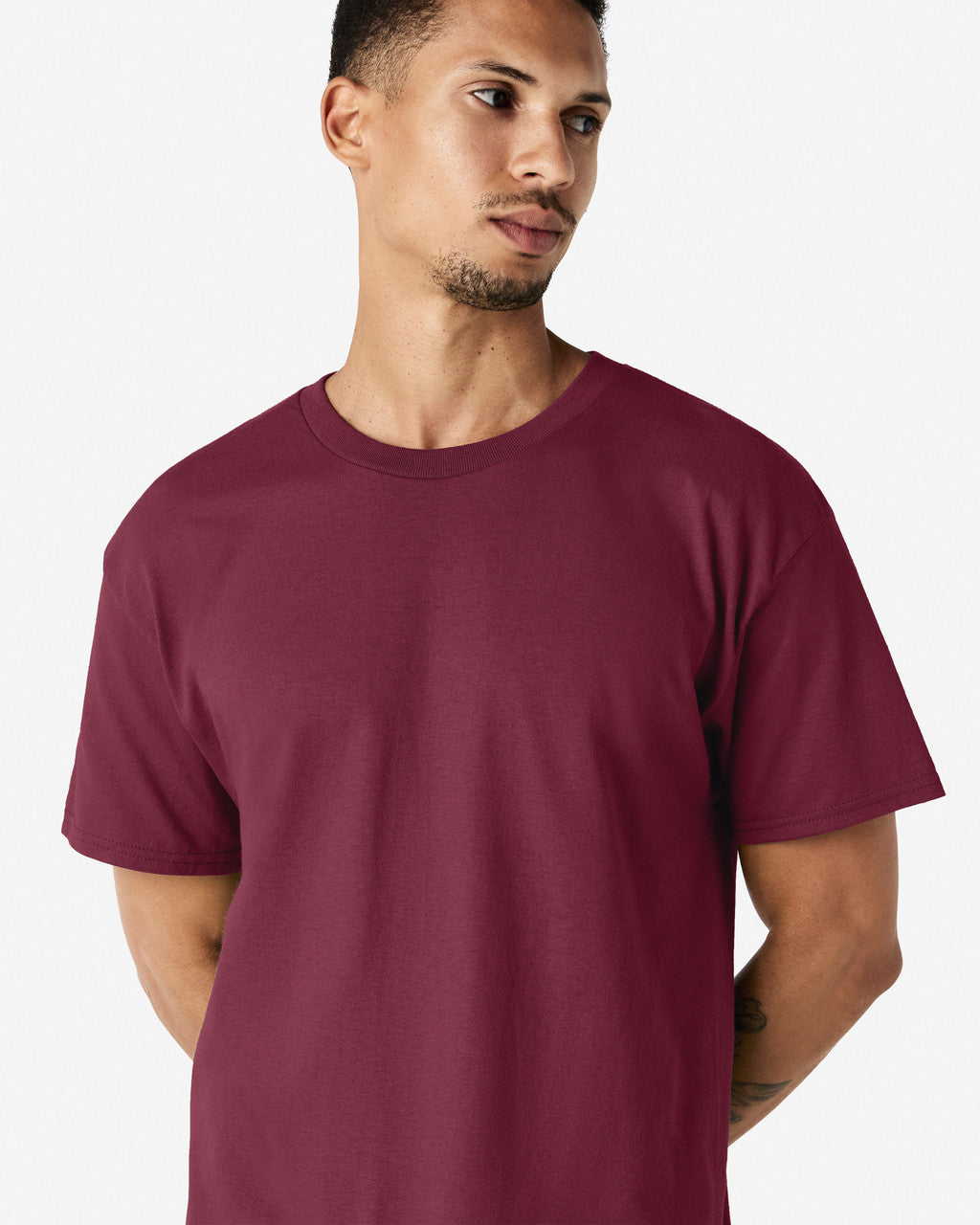 Gildan  Heavy Cotton  T-shirt 180GM 2color-(5000)