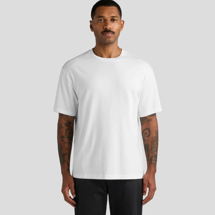 Ascolour Men's Block Tubular Minus Tee [-6cm]-(5058)