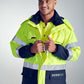Bisley Taped Two Tone Hi Vis FR Wet Weather Shell Jacket (BJ8110T)
