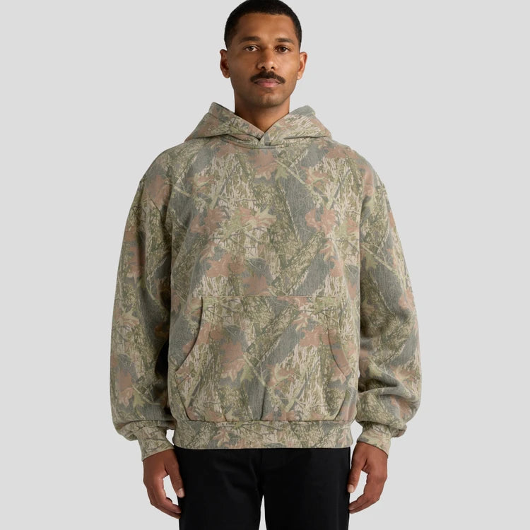 Ascolour Men's Box Faded Camo Hood-(5171C)