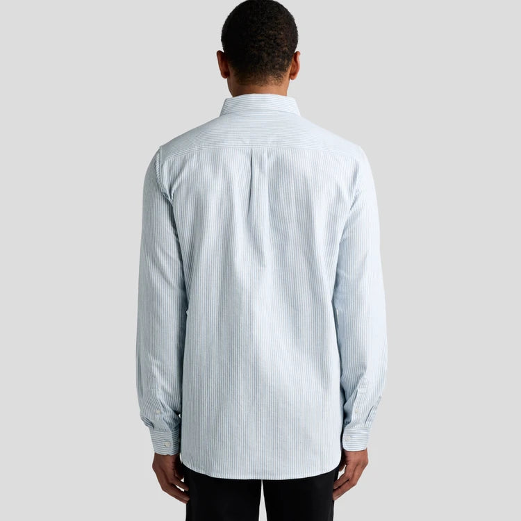 Ascolour Men's Oxford Stripe Shirt-(5403)