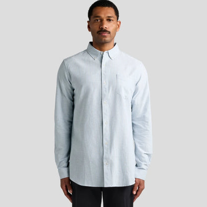 Ascolour Men's Oxford Stripe Shirt-(5403)