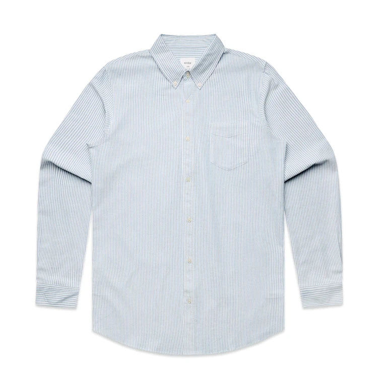 Ascolour Men's Oxford Stripe Shirt-(5403)