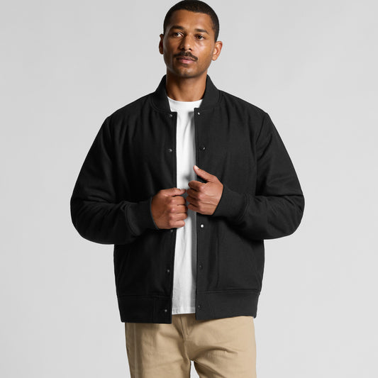 Ascolour Mens Felt Bomber Jacket (5512)