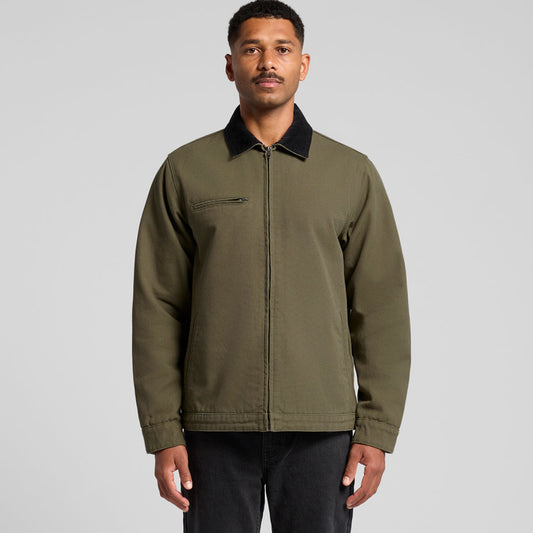 Ascolour Canvas Cord Collar Jacket-(5533)