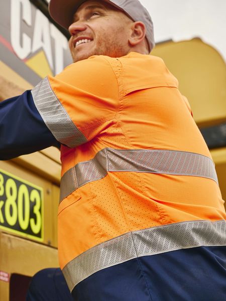 Bisley X Airflow Hi Vis Taped Stretch Ripstop Shirt (BS6491T) – Uniform  Wholesalers