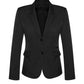Biz Corporate Womens Cool Stretch 2 Button Mid Length Jacket (60119)
