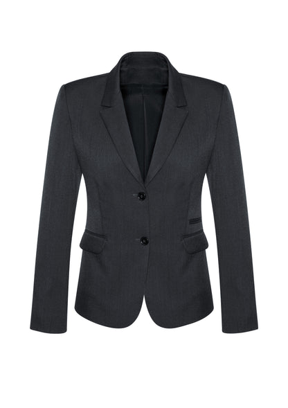 Biz Corporate Womens Cool Stretch 2 Button Mid Length Jacket (60119)