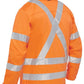Bisley X Taped Hi Vis Drill Jacket With Liquid Repellent Finish (BJ6919XT)