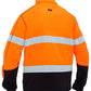 Bisley Men's Taped Hi Vis Zip Front Fleece (BK6611T)