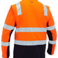 Bisley Taped Two Tone Hi Vis 3 In 1 Soft Shell Jacket (BJ6078T)