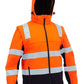 Bisley Taped Two Tone Hi Vis 3 In 1 Soft Shell Jacket (BJ6078T)