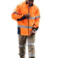 Bisley Men's Taped Hi Vis Zip Front Fleece (BK6611T)