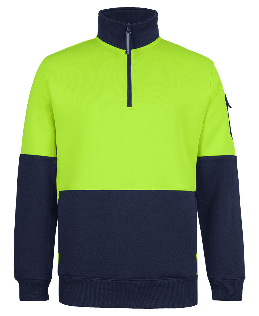 JB's 350G Hi Vis 1/2 Zip Trade Fleece (6CHVF)