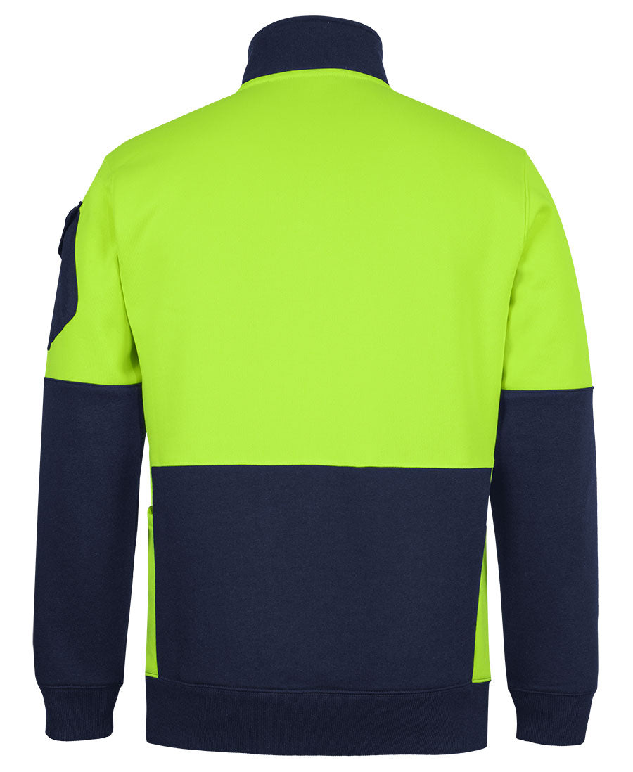 JB's 350G Hi Vis 1/2 Zip Trade Fleece (6CHVF)